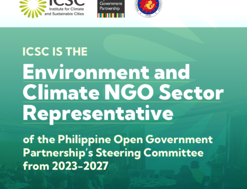 ICSC is PH-OGP’s Environment and Climate NGO representative for 2023-2027